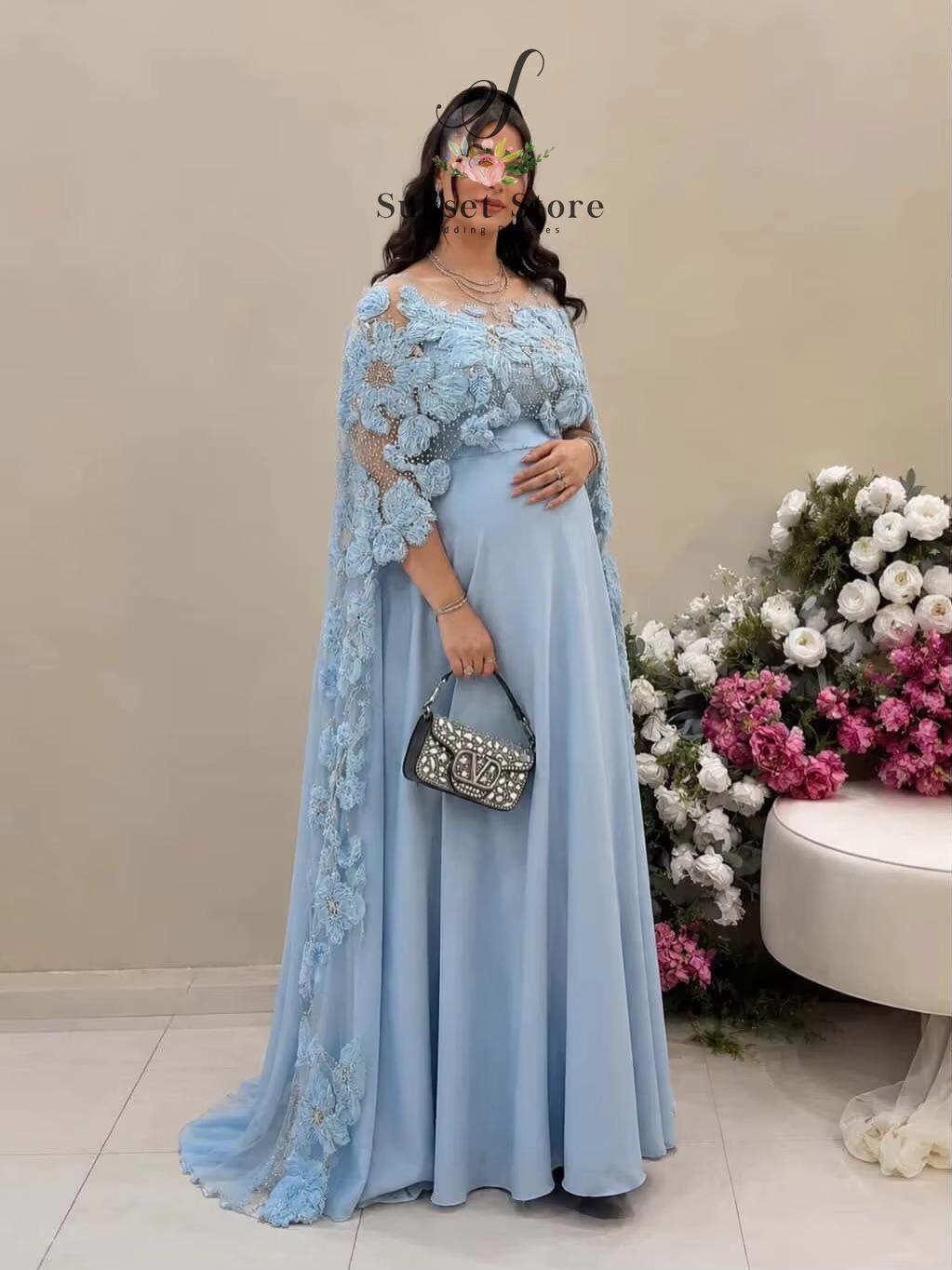 Maternity Wear - Gaun Malam Tali Spaghetti Kustom dengan