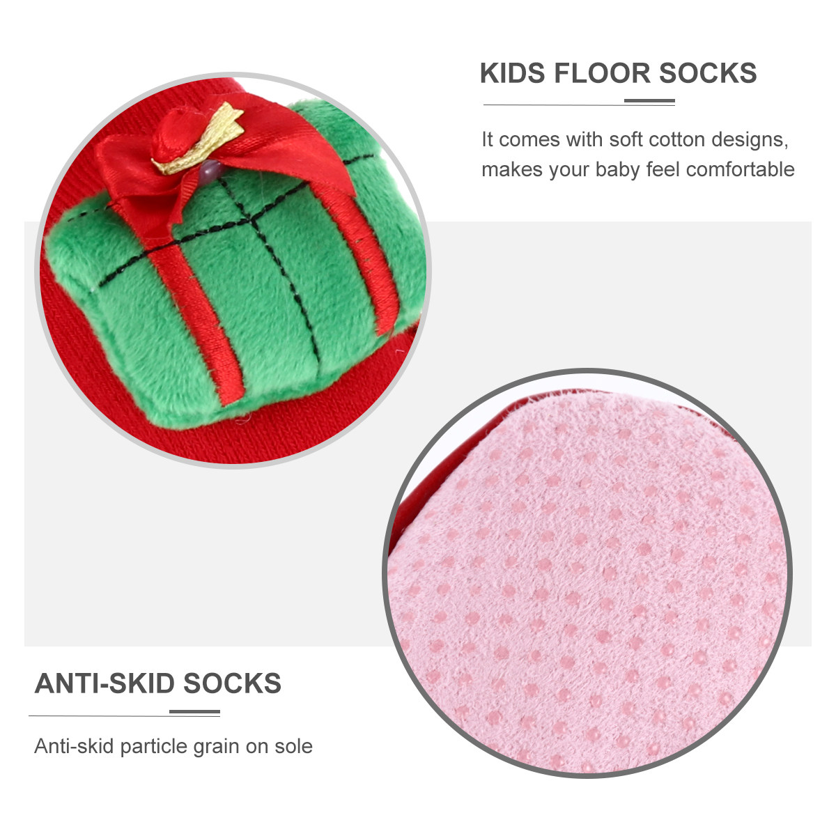 Unisex Baby Socks Non Slip - 1 Pasang Kaus Kaki Lantai Anti-Selip
