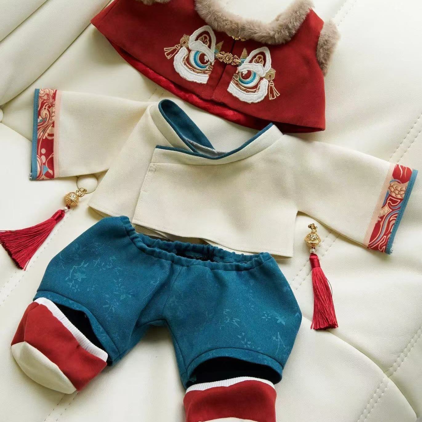 Baby Clothes - Boneka 40cm dengan pakaian Tahun Baru,