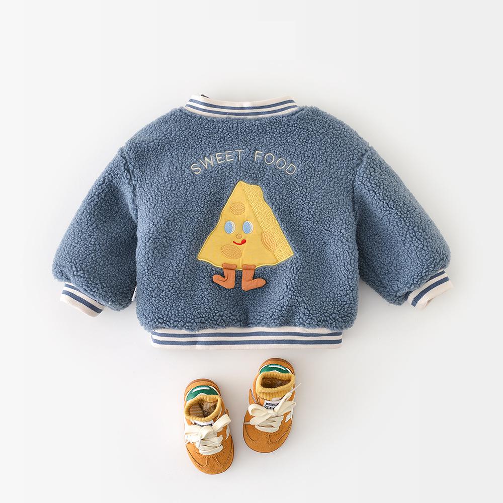 Jaket Bayi Perempuan Berbahan  - Toddler Boy Winter Fleece Jacket ulasan dan harga