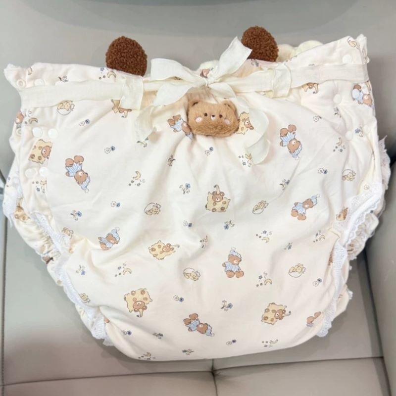 Popok Kain Motif Kartun Katun  - Diapering ulasan dan harga