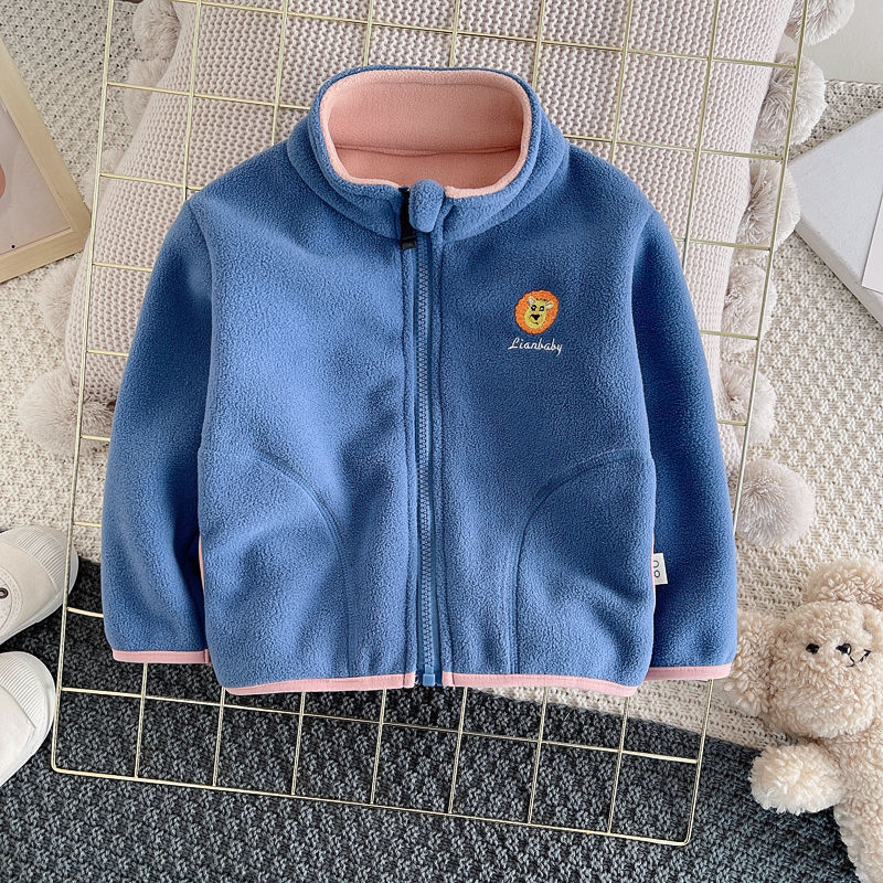 Jaket Cardigan Fleece Polar An - Toddler Boy Winter Fleece Jacket ulasan dan harga