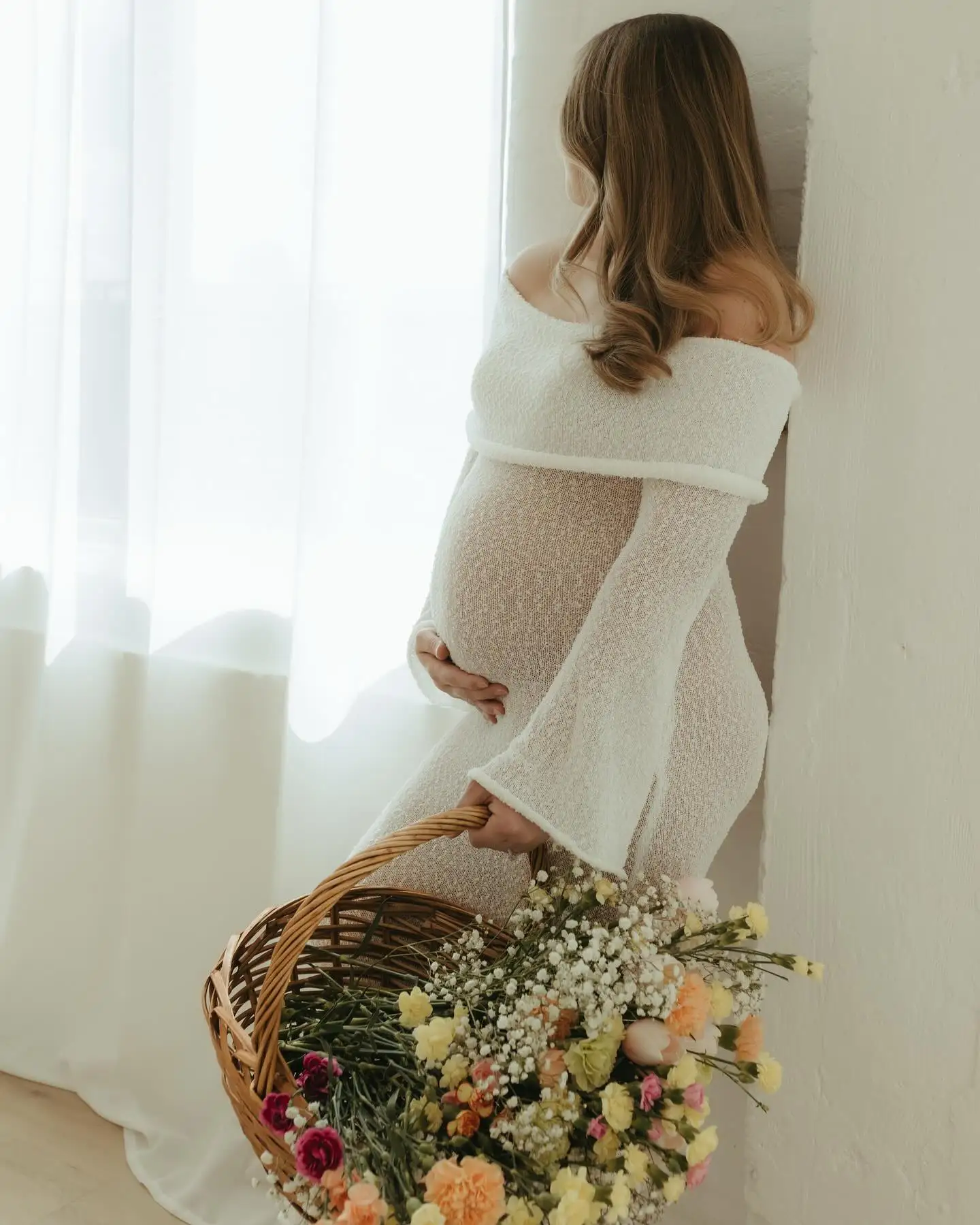 Gaun untuk Sesi Foto Kehamilan - Maternity Wear ulasan dan harga