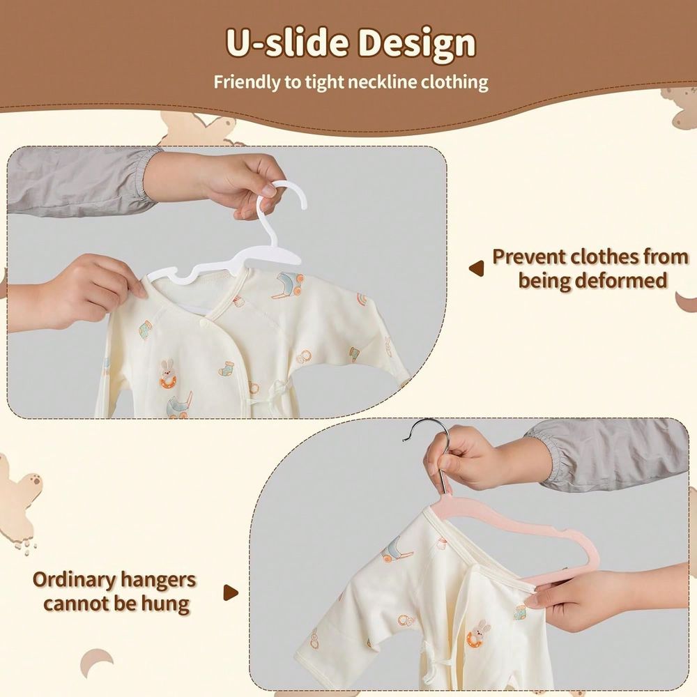 70 100 Pak Gantungan Baju Anak - Baby Clothes ulasan dan harga